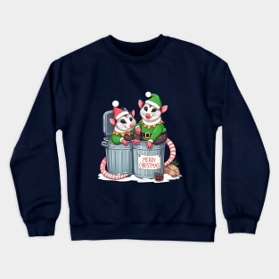 Opossum Christmas Crewneck Sweatshirt